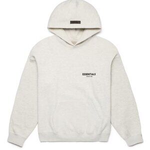 Fear of God Essentials Light Oatmeal Hoodie (NWT) - Mens Size XS